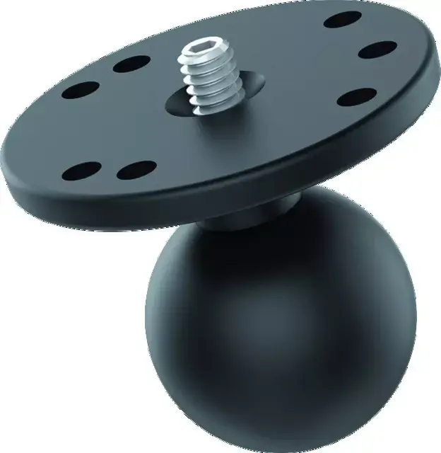 Base ronde filetée 1/4" 20mm boule c Expédition Rapide