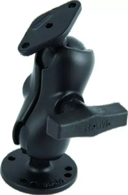 Fixation ram bras court articulee avec base ronde et losange amps Must-Have