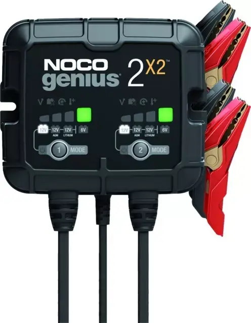 Chargeur de batterie genius 2x2 6/12v noco Seulement Aujourd'hui
