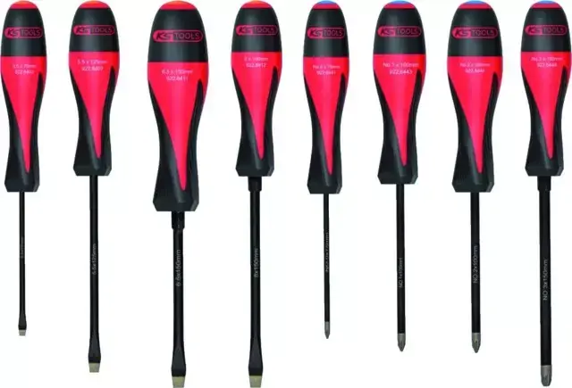 Tournevis fente et Pozidriv Ultimate grip Ks Tools jeu 8 pieces Paiement Sécurisé
