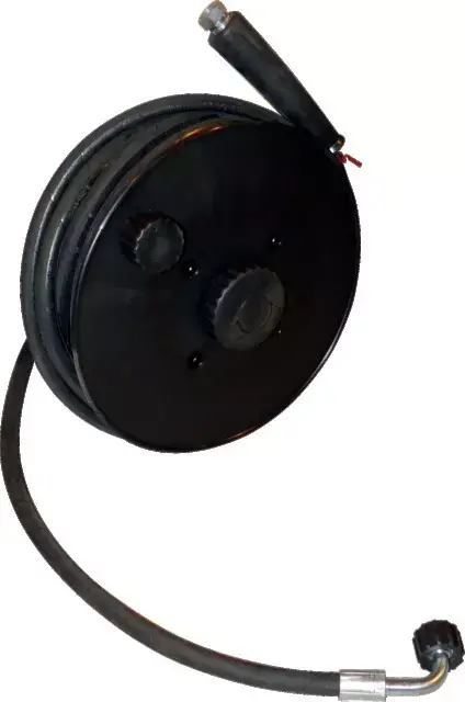 Enrouleur pour nettoyeur avec 15 metres flexible r1 5/16 Offre Spéciale