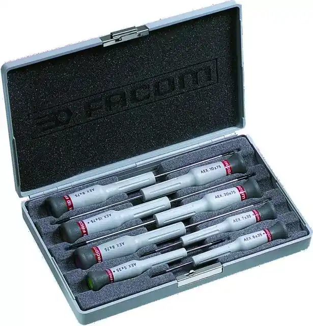 Vente Directe Coffret de 8 tournevis de précision micro-tech torx FACOM