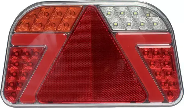 Feu arrière gauche dynamique rectangle 6 fonctions 12-24v Meilleur Prix