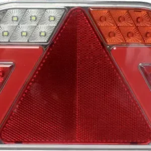 Réduction Feu arrière droit dynamique rectangle 6 fonctions 12-24v