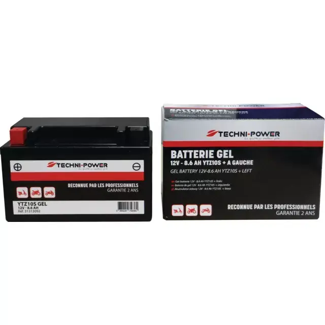 Batterie gel type ytz10s (+ à gauche) Dernière Chance