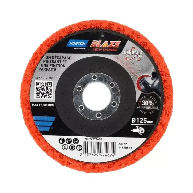 Disque a decaper puissant metal decap extreme 125 mm norton Super Prix