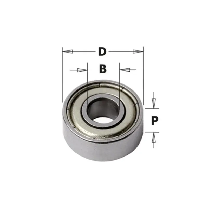 Roulement diamètre 15,8 mm - Alésage 4,76 mm - Épaisseur 5 mm Vente Flash