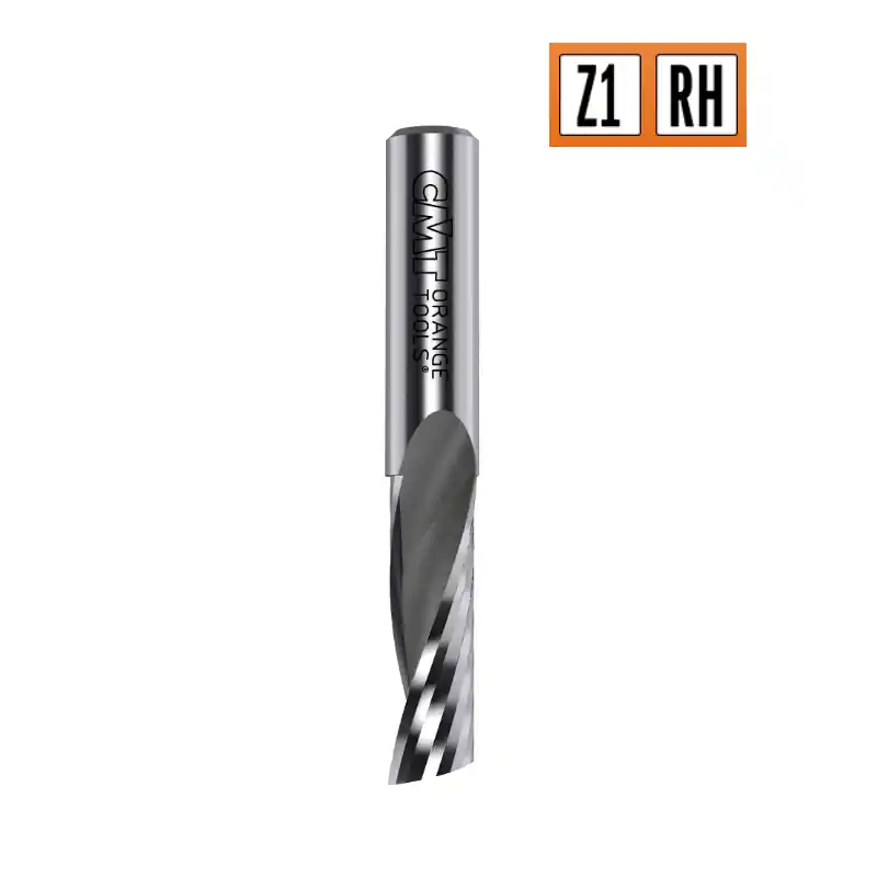 Remise Fraise Hélicoïdale POSITIVE Z1 - Ø 12 x 32 mm - Queue 12 mm - CMT