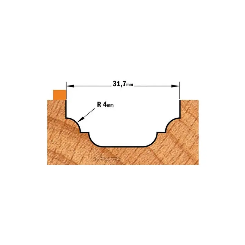 Prix Promo Fraise CMT pour moulures décoratives, queue de 12mm - CMT 948.817.11B