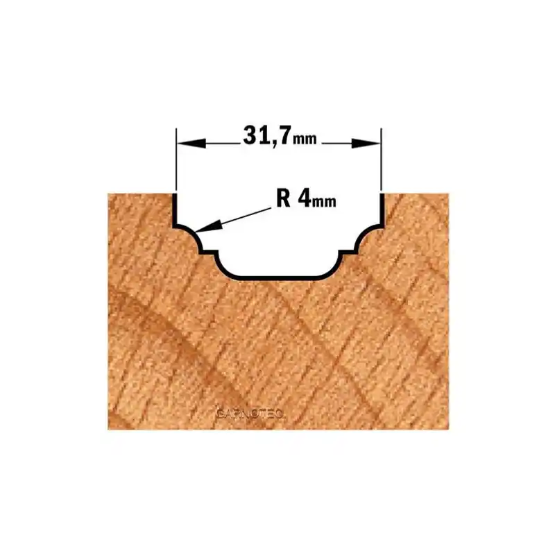 Fraise CMT pour moulure décoratives, queue de 8mm - CMT 948.317.11 Vente Flash