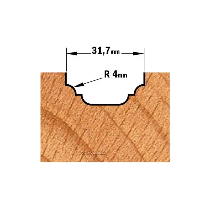 Fraise CMT pour moulure décoratives, queue de 12mm - CMT 948.817.11 Affaire À Saisir