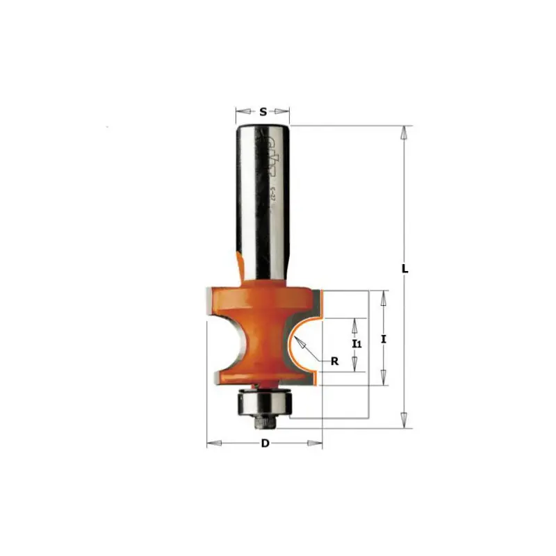 Acheter Direct Fraise a arrondir CMT avec roulement - rayon 3,2mm - queue de 6mm