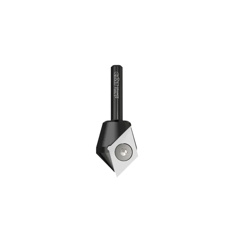 Fraise CMT à rainurer en V 90° à plaquettes - Diamètre 23 mm - Queue de 8 mm Meilleur Choix
