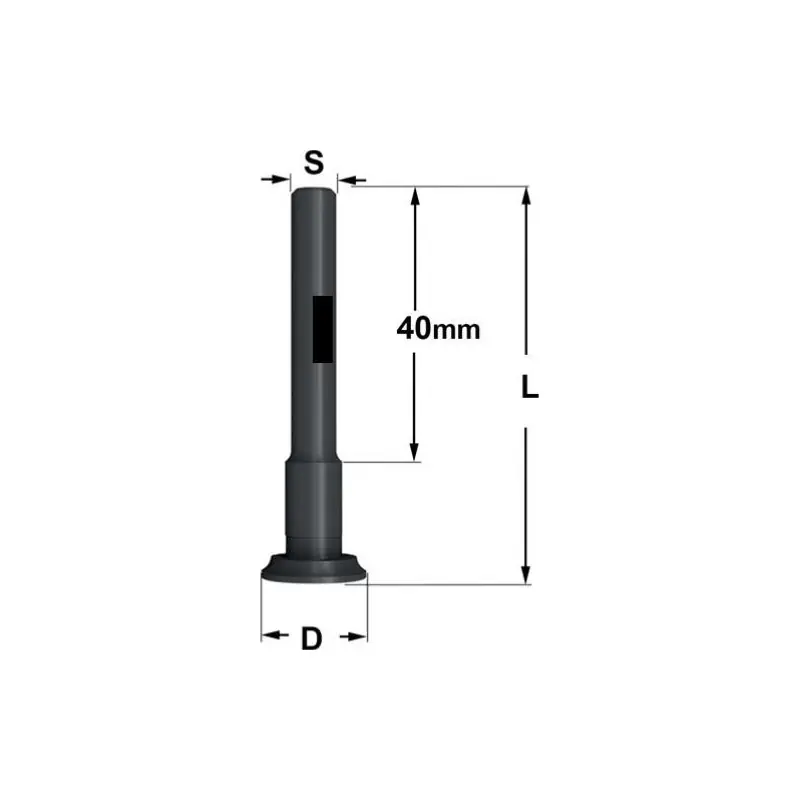 Arbre porte fraise CMT 823 - longueur 55 mm - Queue de 6 mm Usine Directe