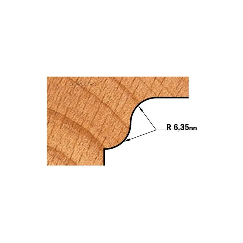 Promotion Fraise CMT pour moulures décoratives, rayon 6.35 mm, queue de 12 mm - 967.503.11B