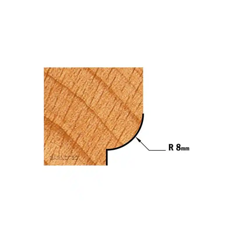 Fraise CMT pour moulures décoratives, rayon 8 mm, queue de 8 mm - CMT 967.102.11B Achat Immédiat