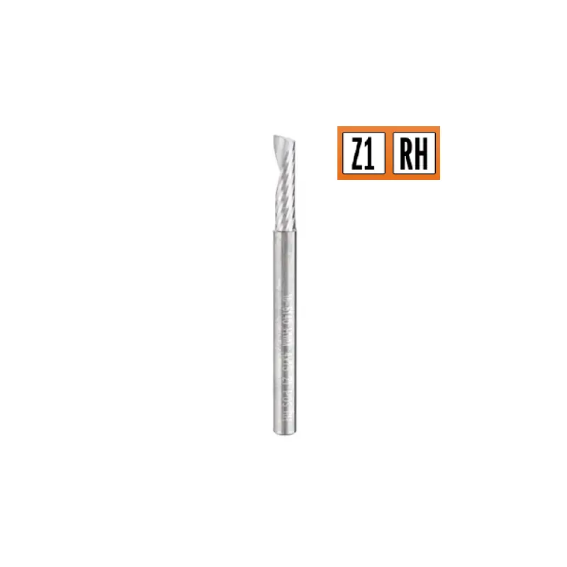 Super Prix Fraise Hélicoïdale POSITIVE Z1 - Ø 5 x 17 mm - Queue 5 mm - CMT