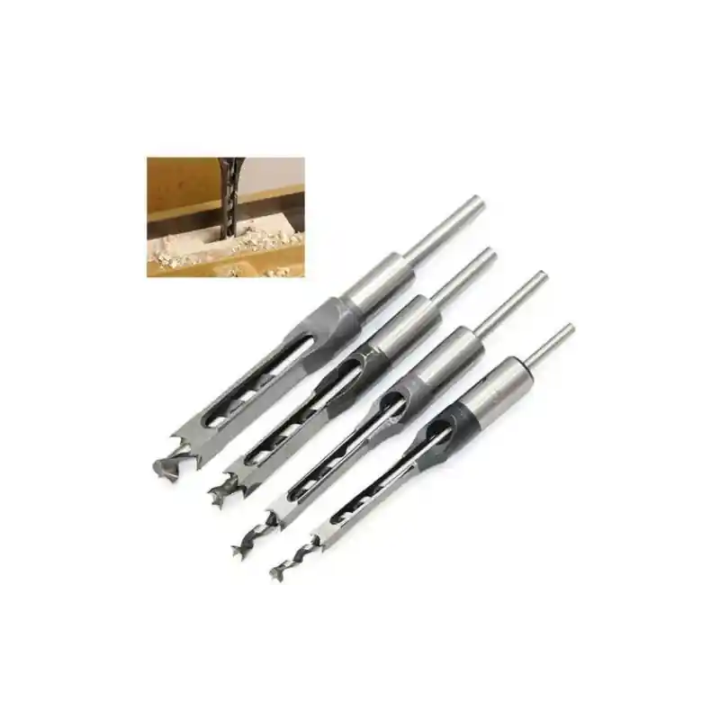 Coffret de 4 bédanes diamètre 6,8,10 et 12mm - Queue de 15.9mm Expédition Rapide