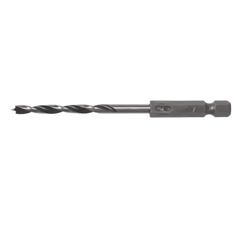 Top Vente Mèche à bois hélicoïdale HSS hexagonale - Diamètre 5 x 82 mm