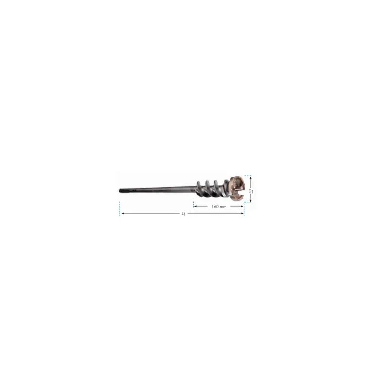 Foret béton multi-taillant SDS-MAX - Diamètre 55mm - Longueur 590mm Affaire À Saisir