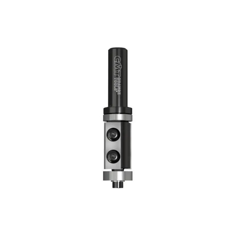 Fraise à Affleurer CMT à plaquettes - Diamètre 19 mm - Hauteur 60 mm - Queue de 12 mm double roulement Expédié Aujourd'hui