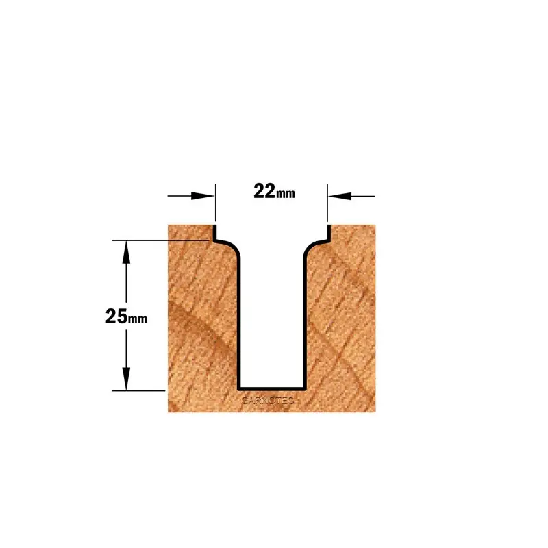 Fraise CMT pour quart de rond - Rayon 3,2mm - queue de 12mm Livraison Express