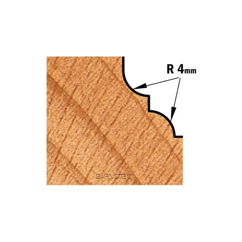 Fraise carbure pour moulure décorative, Queue de 8mm - CMT 945.287.11 Commander Maintenant