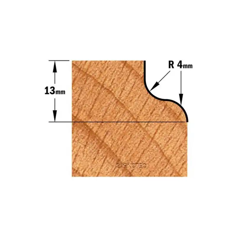 Prix Promo Fraise carbure pour moulure décorative, Queue de 12mm - CMT 959.540.11