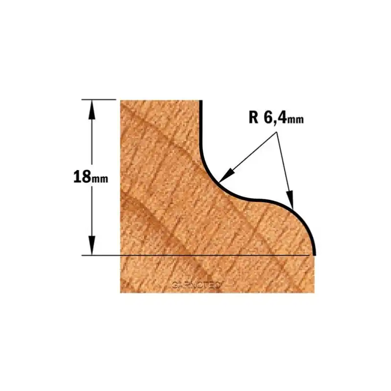 Fraise carbure pour moulure décorative, Queue de 8mm - CMT 959.064.11 Acheter En Ligne