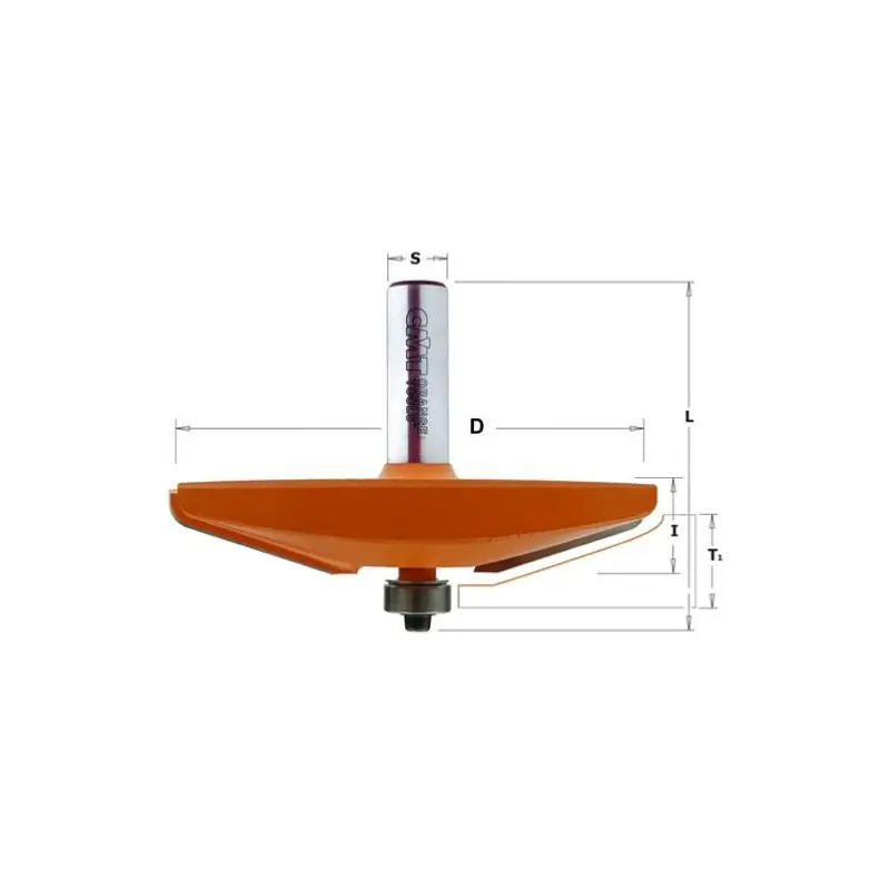 Super Prix Fraise carbure à plate bande queue de 12 mm - CMT 990.506.11