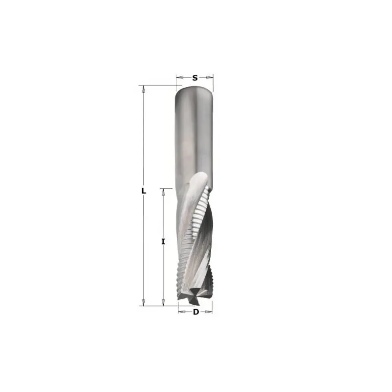 Réduction Fraise EBAUCHE Z4 - Ø 12 x 42 mm - Queue de 12 mm