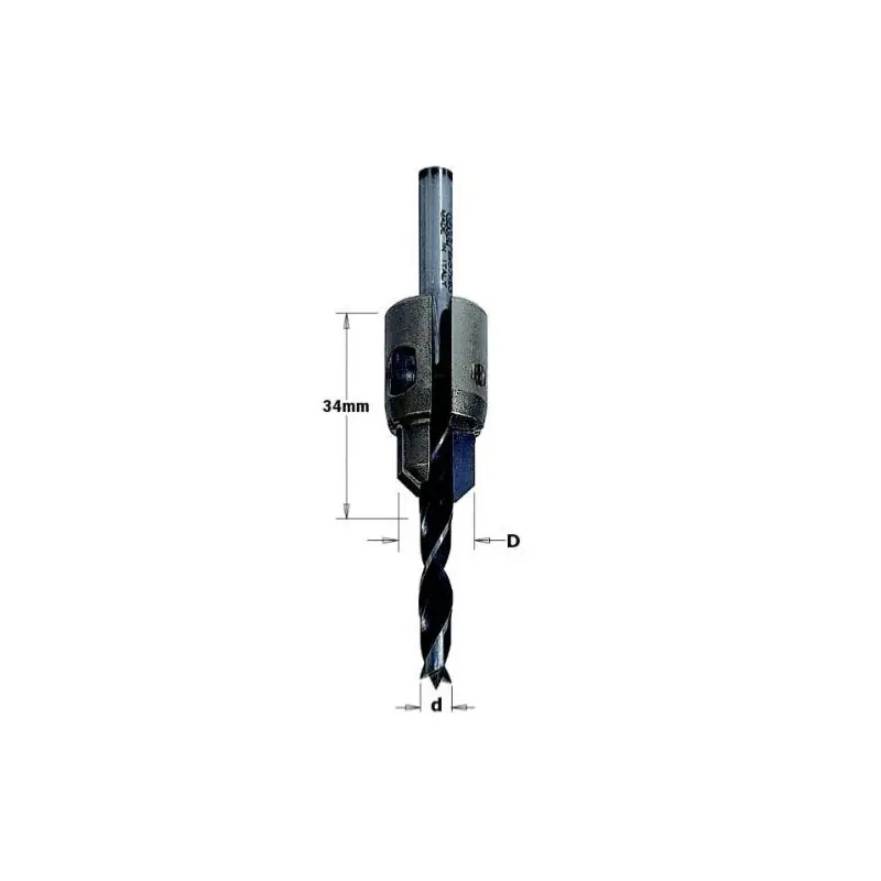 FRAISOIR REGLABLE 45° - Diamètre 3 à 7mm - CMT Orange tools Quantité Limitée