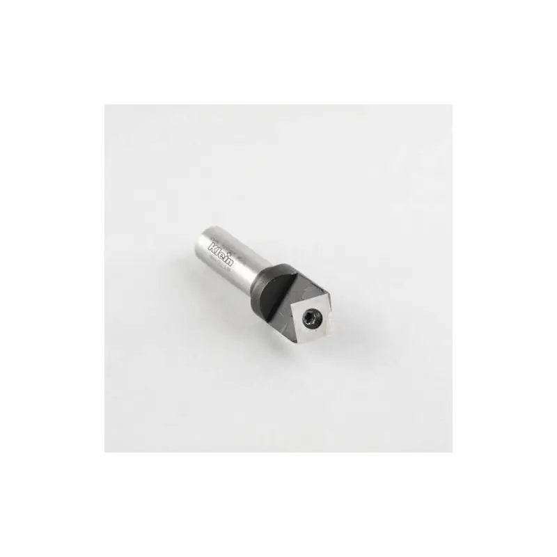 Certifié Fraise à rainurer en V 90° à plaquettes - Diamètre 17 mm - Queue de 12 mm