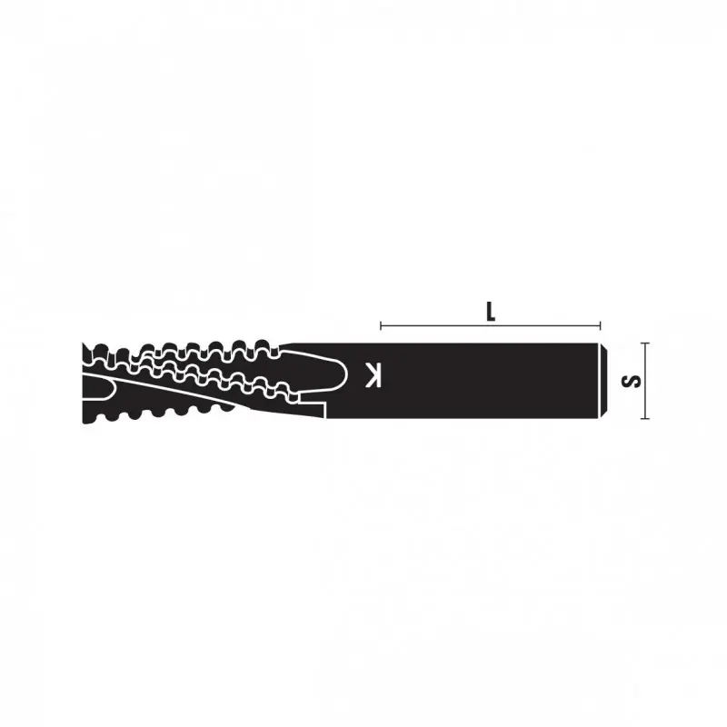 Satisfait Ou Remboursé Fraise Hélicoïdale EBAUCHE - Ø 18 x 55 mm - Queue 18 mm - Sistemi klein