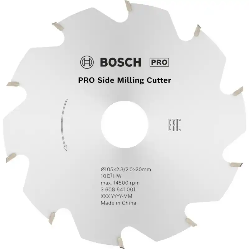 Expédition Rapide Lame pour lamelleuse BOSCH GUF Ø105 x 20 x 2,8 mm