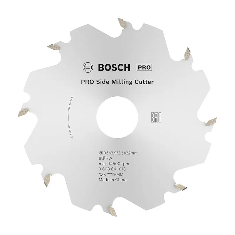 Lame pour lamelleuse Bosch GFF Ø105 x 22 x 4 mm - 8 dents Must-Have
