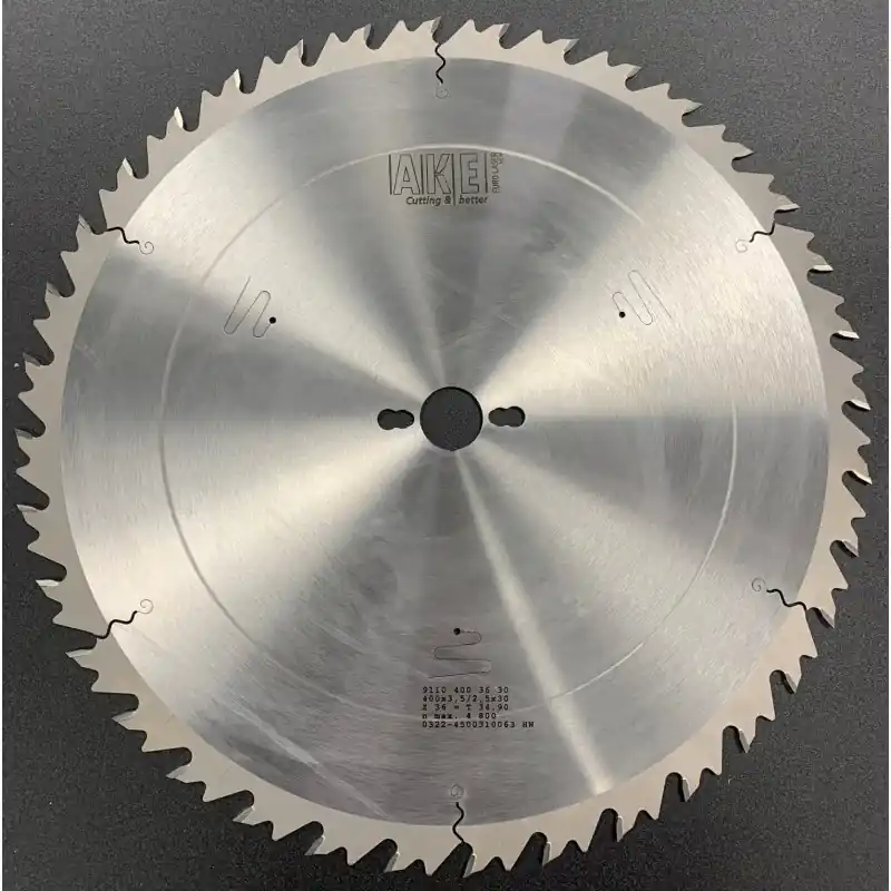 Lame circulaire carbure BOIS - Ø400 x 30mm - 36 Dents + anti-recul - Ep 3,5/2,5 - AKE Meilleure Vente