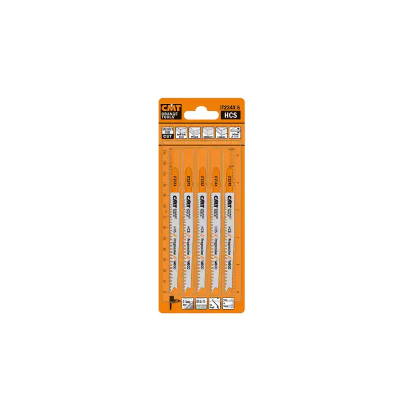Lot de 5 lames de scie sauteuse coupe grossière BOIS - T234X Prix Bas