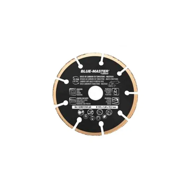 Expédition Rapide Disque carbure multifonctions BOIS Ø 115 x 22.2 x 1.6 mm