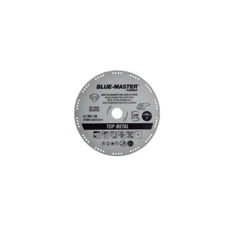 Disque diamant pour métaux Ø 115 x 22.2 x 1,2 mm Usine Directe