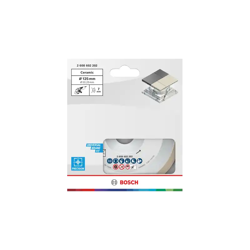 Disque diamant céramique Ø 125 x 22.2 mm Bon Marché