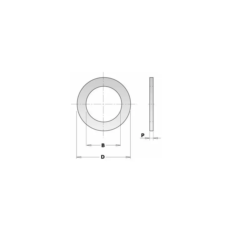 Vente Directe Bague de réduction pour lames de scie - 40 x 30 mm - épaisseur 2mm