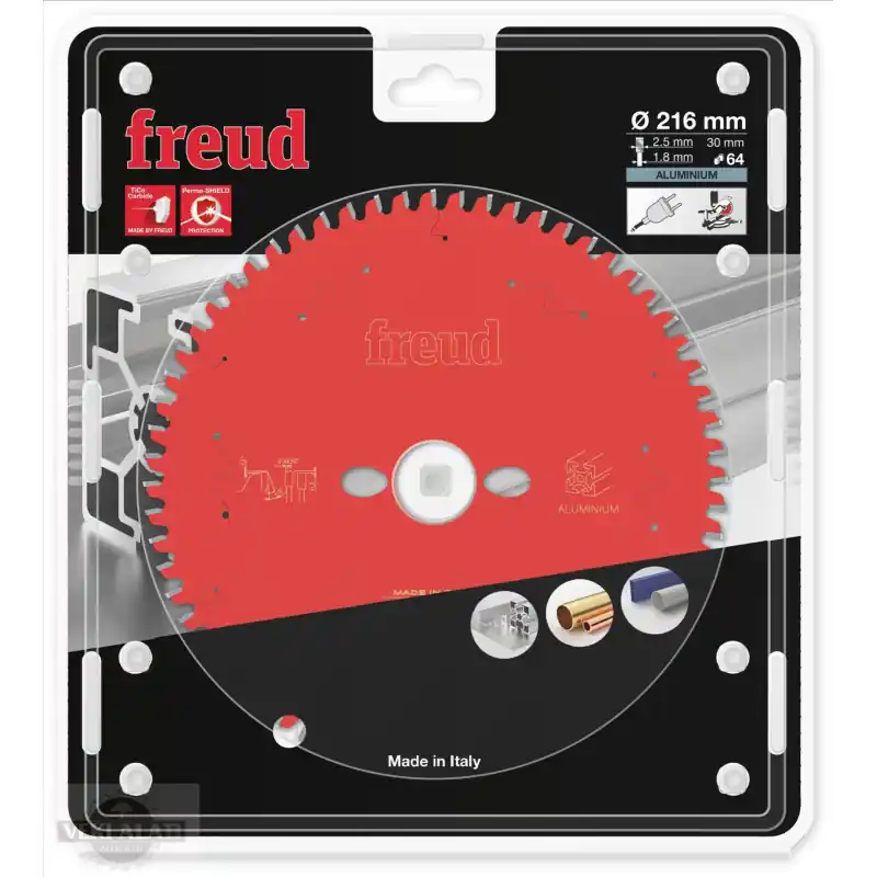 Vente Directe Lame circulaire ALU Ø216 x 30mm - 2,5/1,8 - Z64 - Freud FR16A001M