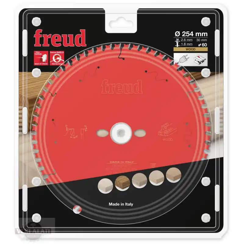 Vente Flash Lame circulaire bois Ø254 x 30mm - 2,6/1,8 - Z60 - Freud FR24W003T
