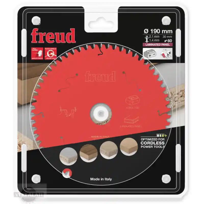 Lame circulaire melamine Ø190 x 30mm - 2,1/1,4 - Z60 - Freud FR13L002HC Offre Du Jour