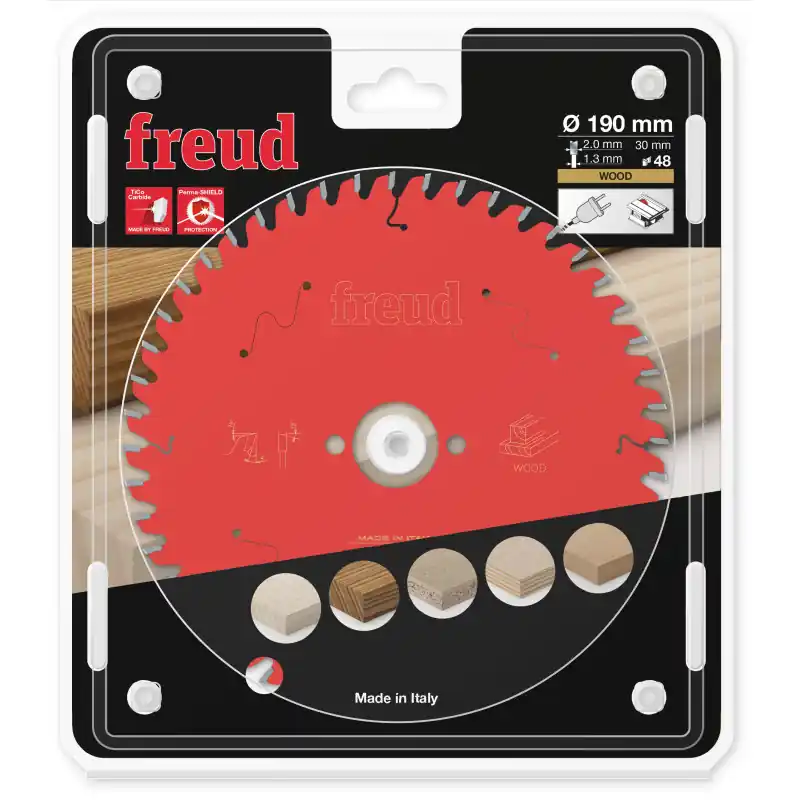 Nouvel Arrivage Lame circulaire bois Ø190 x 30mm - 2,0/1,3 - Z48 - Freud FR13W002T