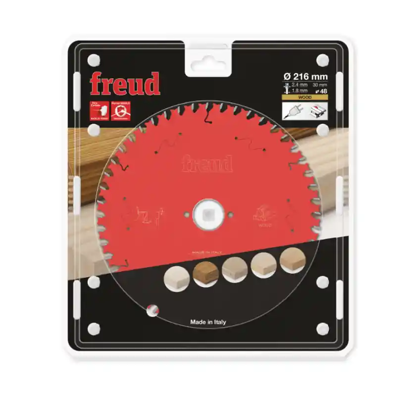 Achat Immédiat Lame circulaire bois Ø216 x 30mm - 2,4/1,8 - Z48 - Freud FR16W004T