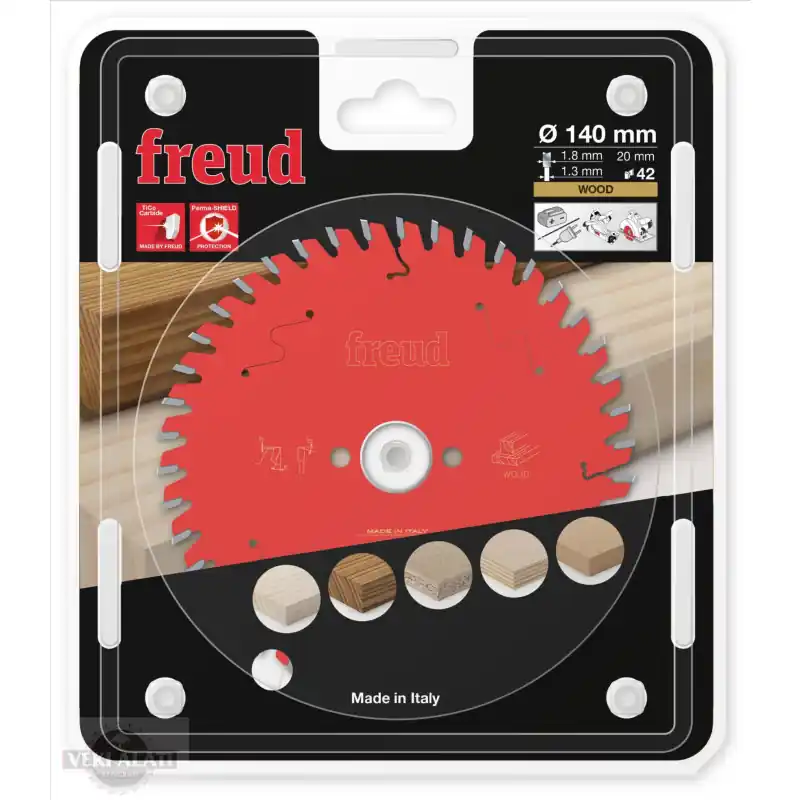 Quantité Limitée Lame circulaire bois Ø140 x 20mm - 1,8/1,3 - Z42 - Freud FR04W003H