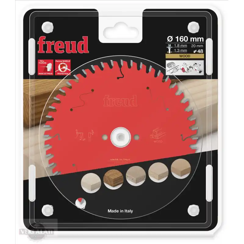 Offre Du Jour Lame circulaire bois Ø160 x 20mm - 1,8/1,3 - Z48 - Freud FR06W005H