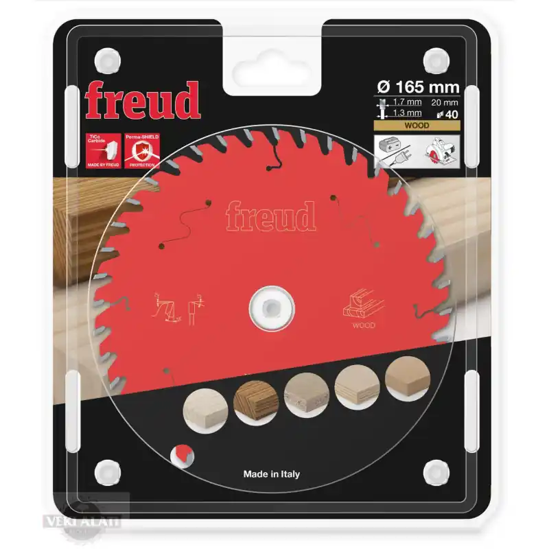 Lame circulaire bois Ø165 x 20mm - 1,7/1,3 - Z40 - Freud FR07W002H Prix Promo